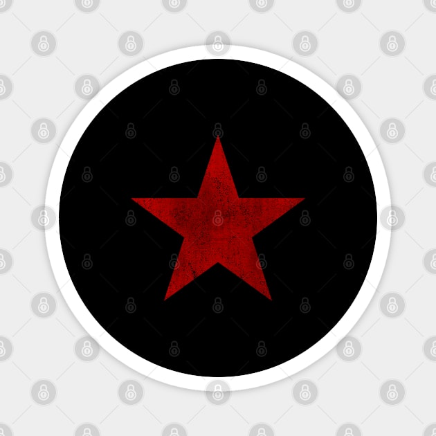 Red Star Vintage Magnet by Flippin' Sweet Gear